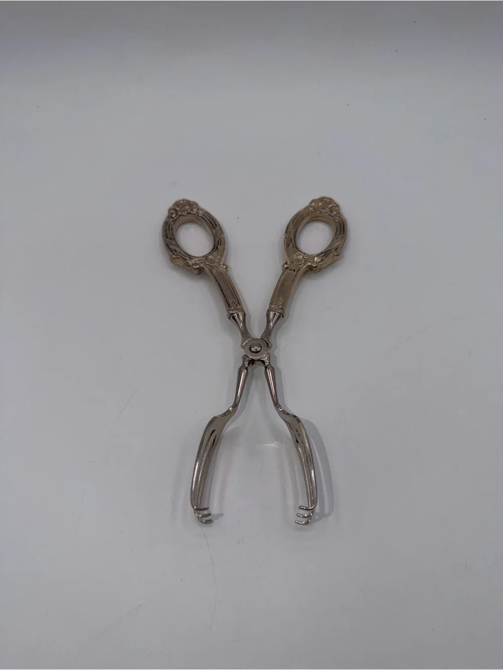 Vintage Sterling Silver Toast/Asparagus Tongs